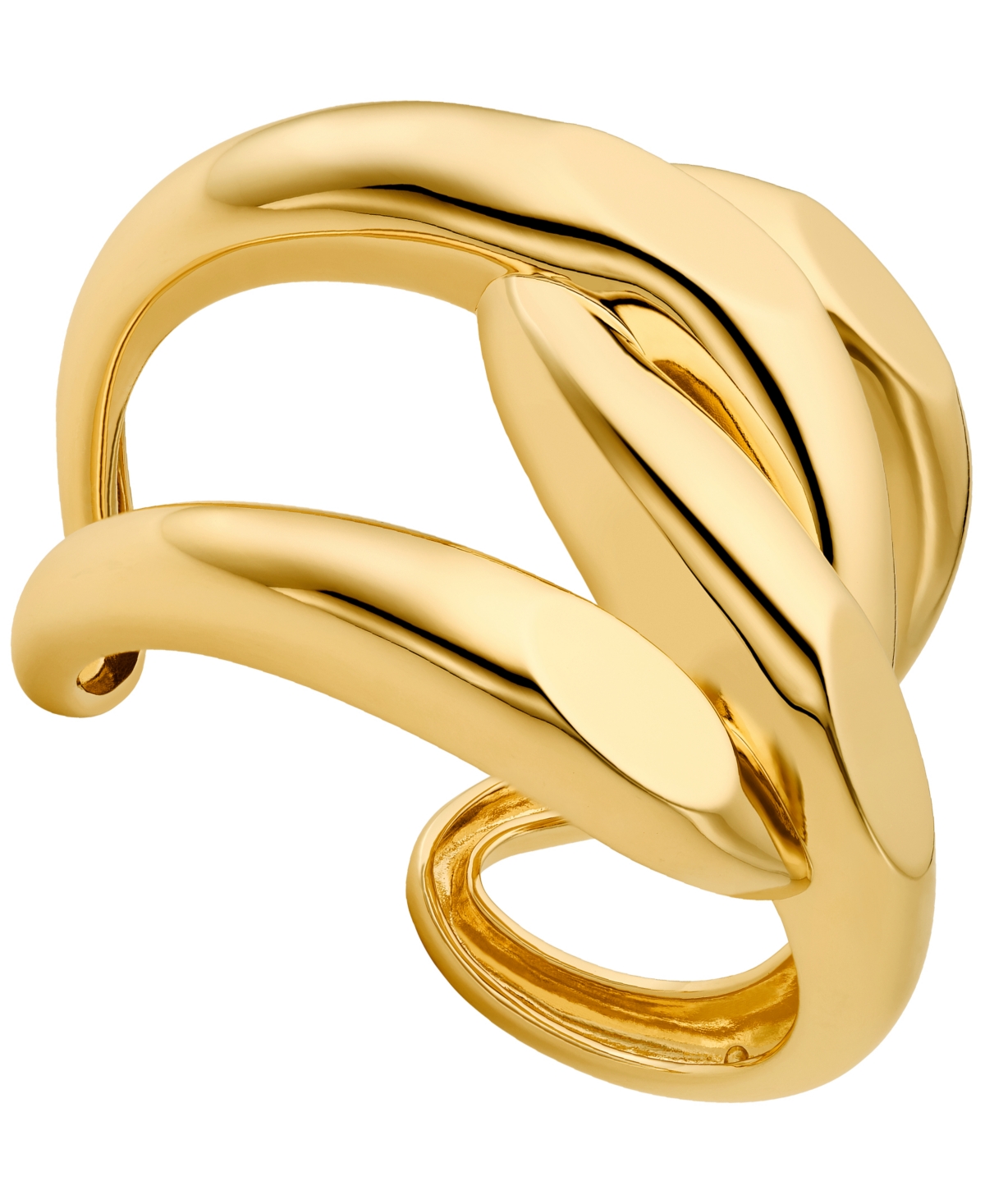 Michael Kors Gold-tone Or Silver-tone Statement Curb Link Cuff Bracelet