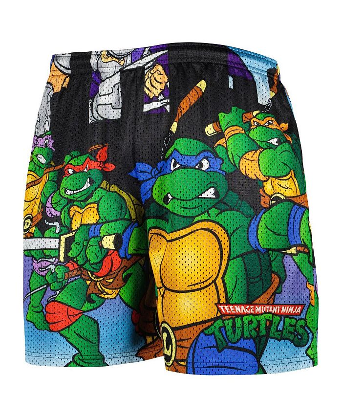 Chalk Line Men's Black Teenage Mutant Ninja Turtles vs. Shredder Shorts