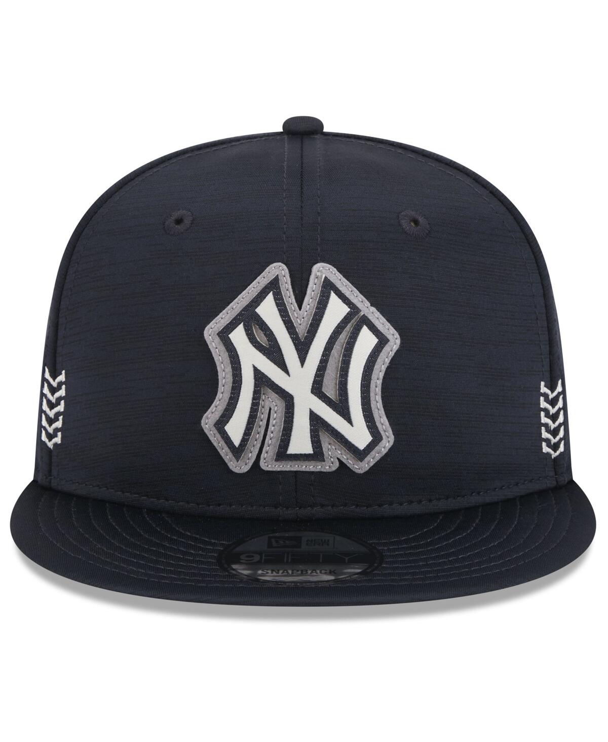 Men's New EraNew York Yankees 2024 Clubhouse 9FIFTY Snapback Hat - Navy