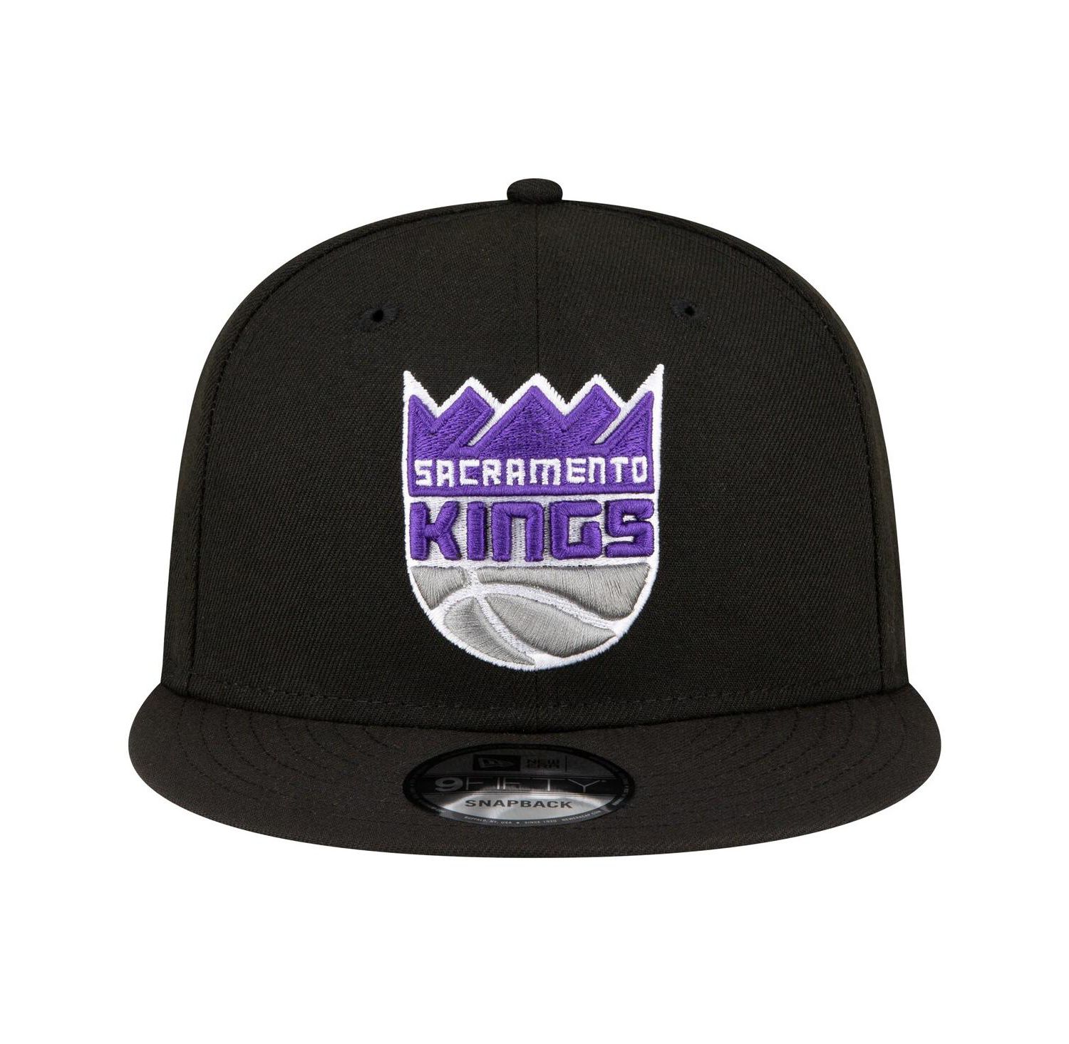 Men's Black Sacramento Kings Official Team Color 9FIFTY Snapback Hat