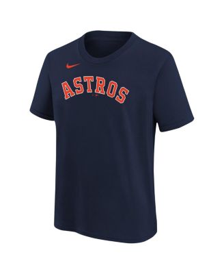 Big Boys Yainer Diaz Navy Houston Astros Name and Number T-shirt