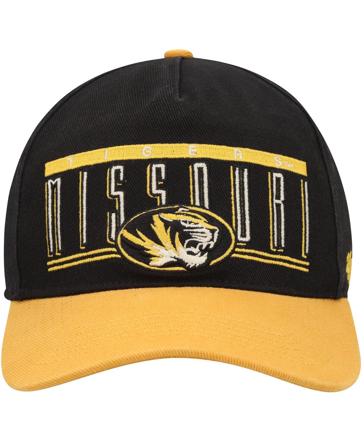 Shop 47 Brand Men's ' Black Missouri Tigers Double Header Hitch Adjustable Hat