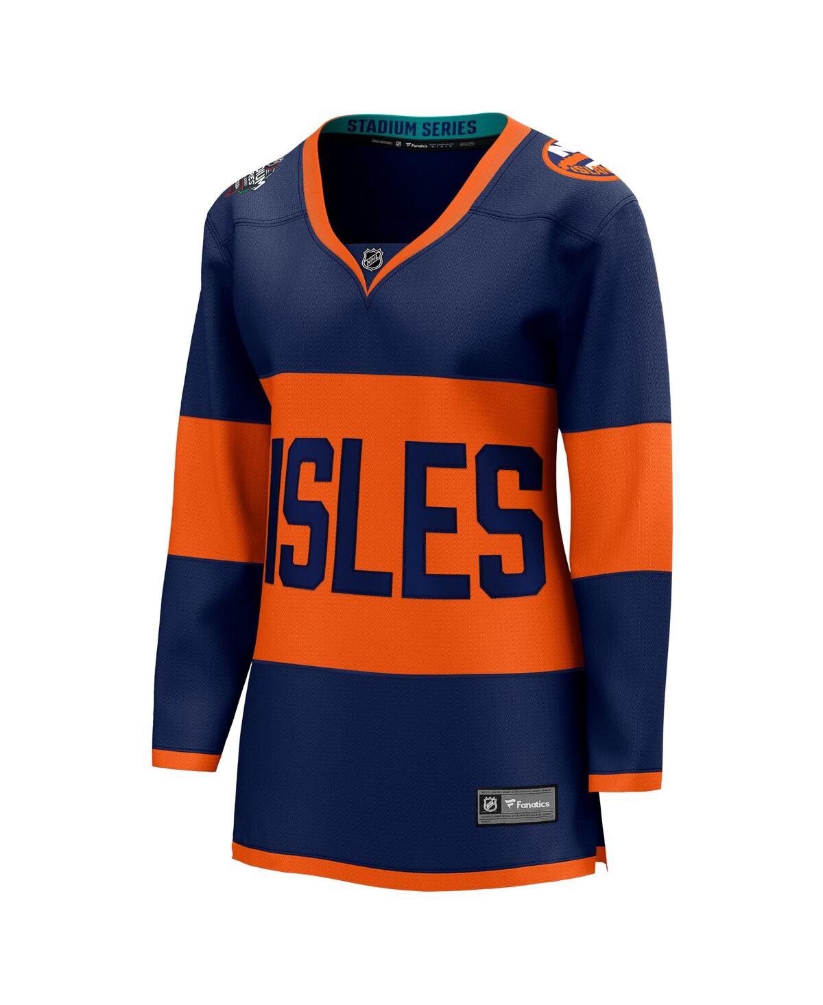 Women's FanaticsNew York Islanders 2024 Nhl Stadium Series Breakaway Jersey - Navy