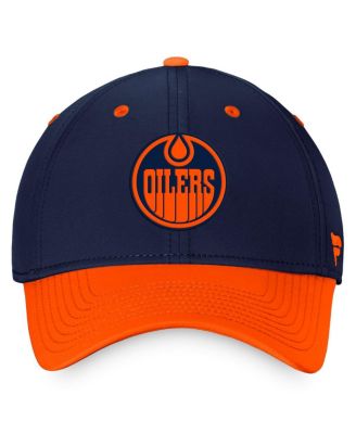 Chemise Homme Fanatics Edmonton Oilers - Taille 3XL - Marine - Manches Longues - Neuf