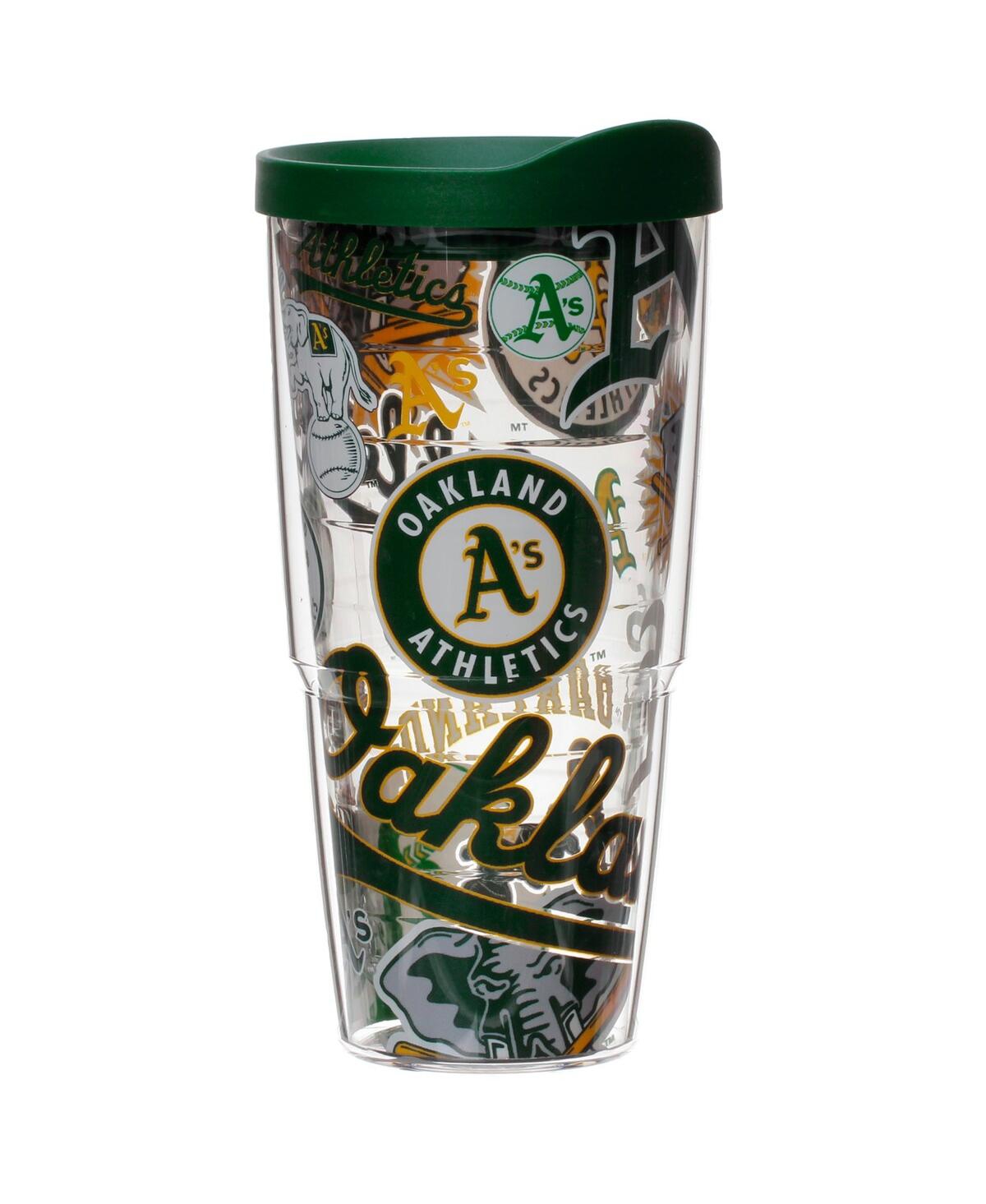 Shop Tervis Tumbler Oakland Athletics 24 oz All Over Wrap Tumbler With Lid In Green