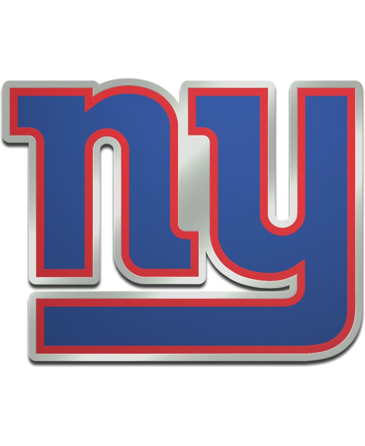 New York Giants Metallic Freeform Logo Auto Emblem - Royal