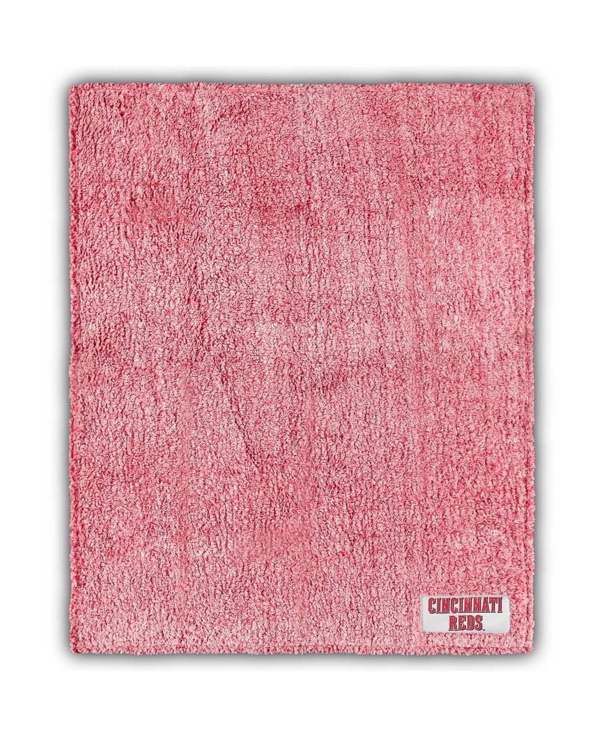 Shop Logo Brands Cincinnati Reds 60'' X 50'' Frosty Fleece Blanket In Pink