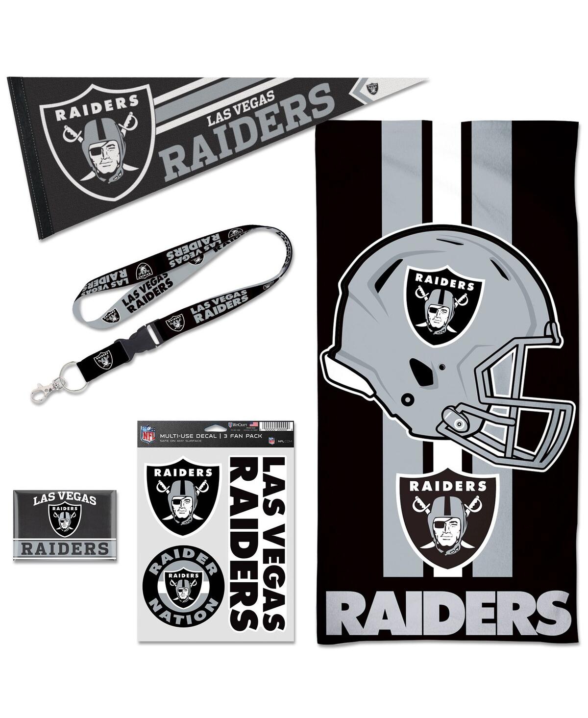 Las Vegas Raiders House Fan Accessories Pack - Multi