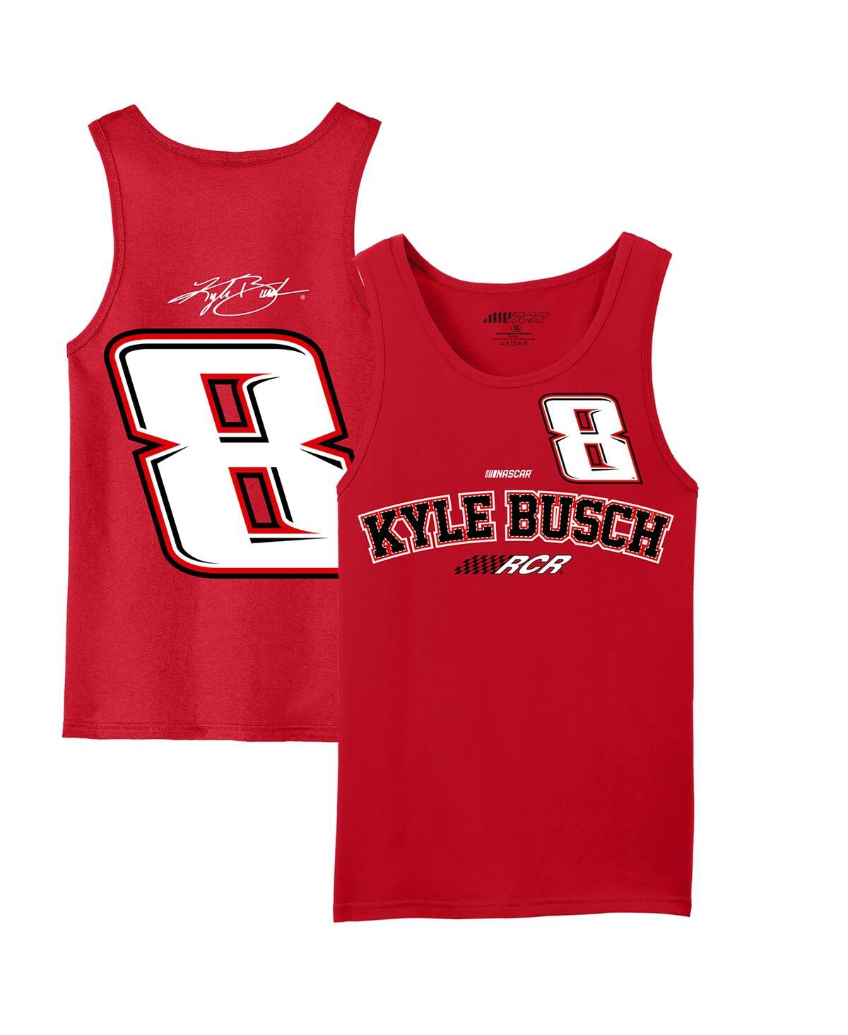 Men's Richard Childress Racing Team Collection Red Kyle Busch Tank Top - Red