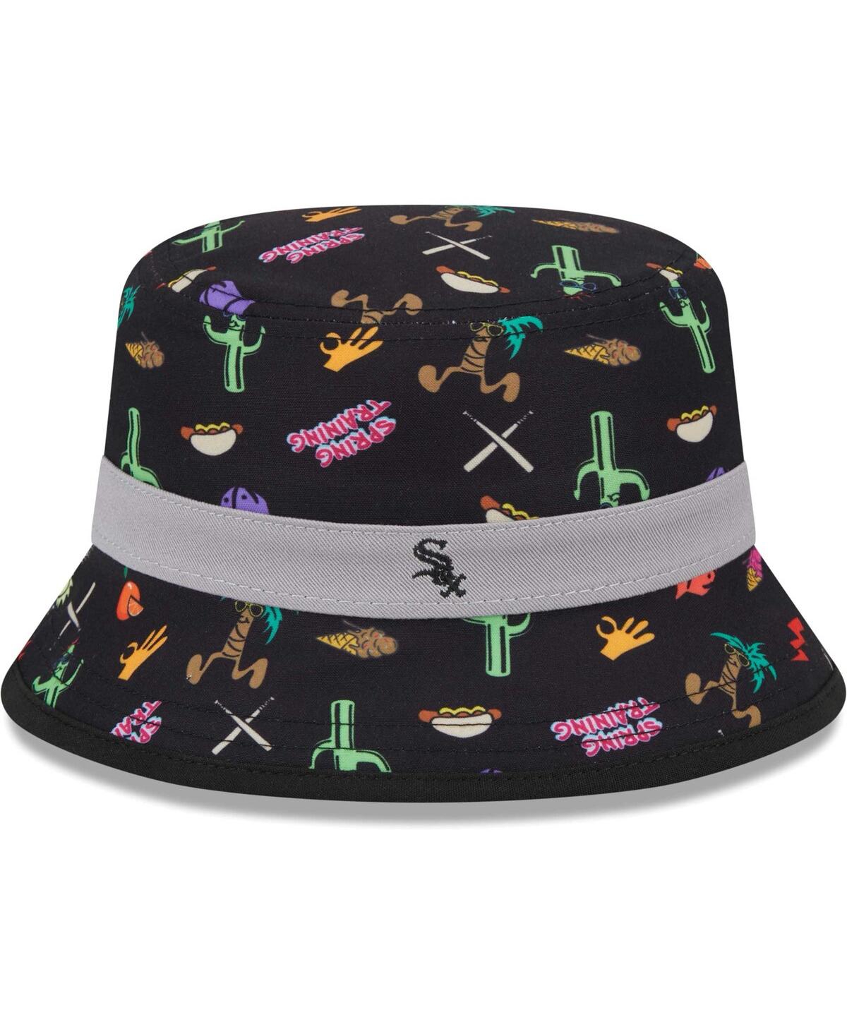 Shop New Era Toddler Boys And Girls  Black Chicago White Sox Spring Training Icon Bucket Hat