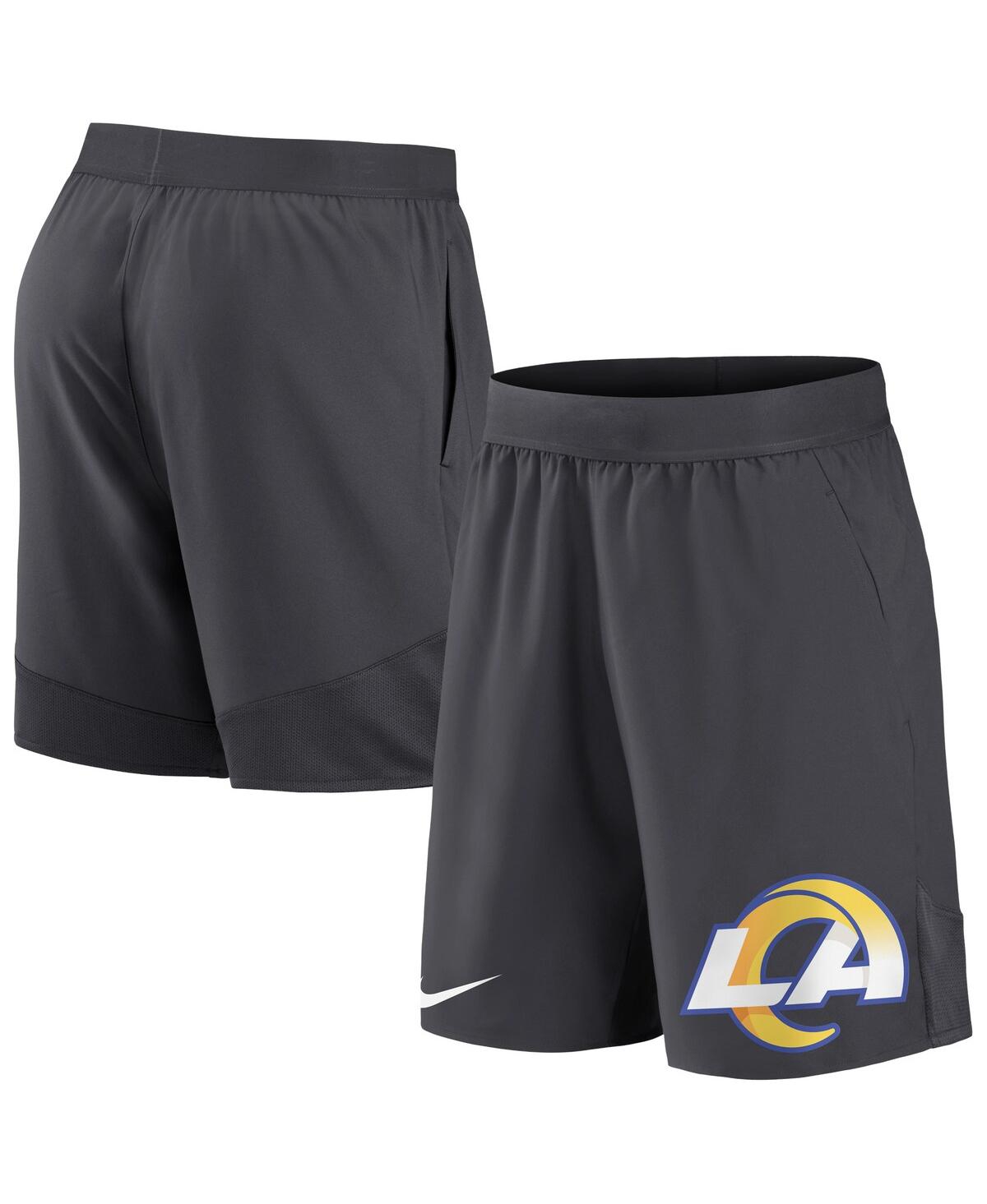 Nike Men's Dri-fit Stretch (nfl Los Angeles Rams) Shorts In Black