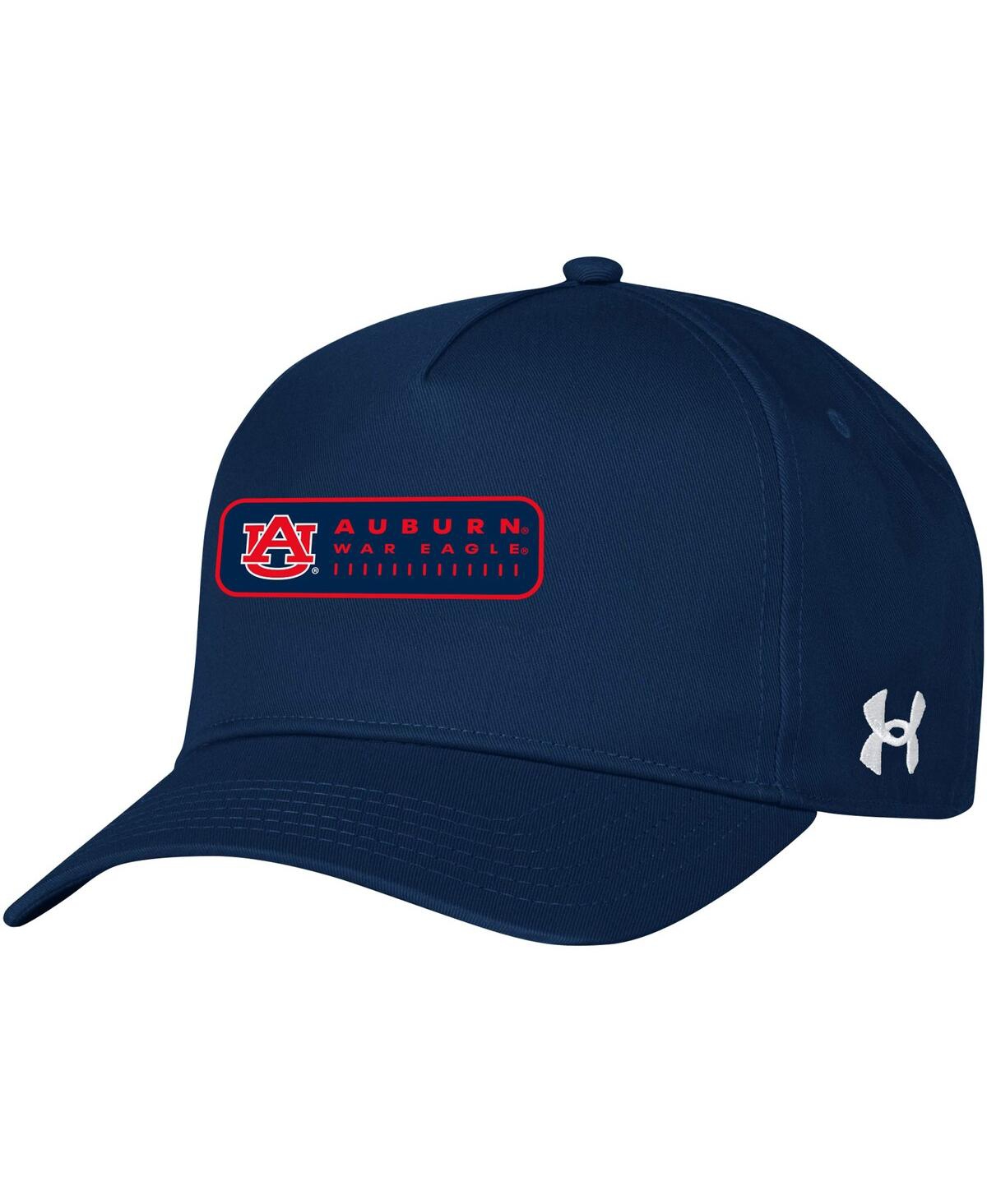 Shop Under Armour Men's  Navy Auburn Tigers 2023 Sideline Adjustable Hat