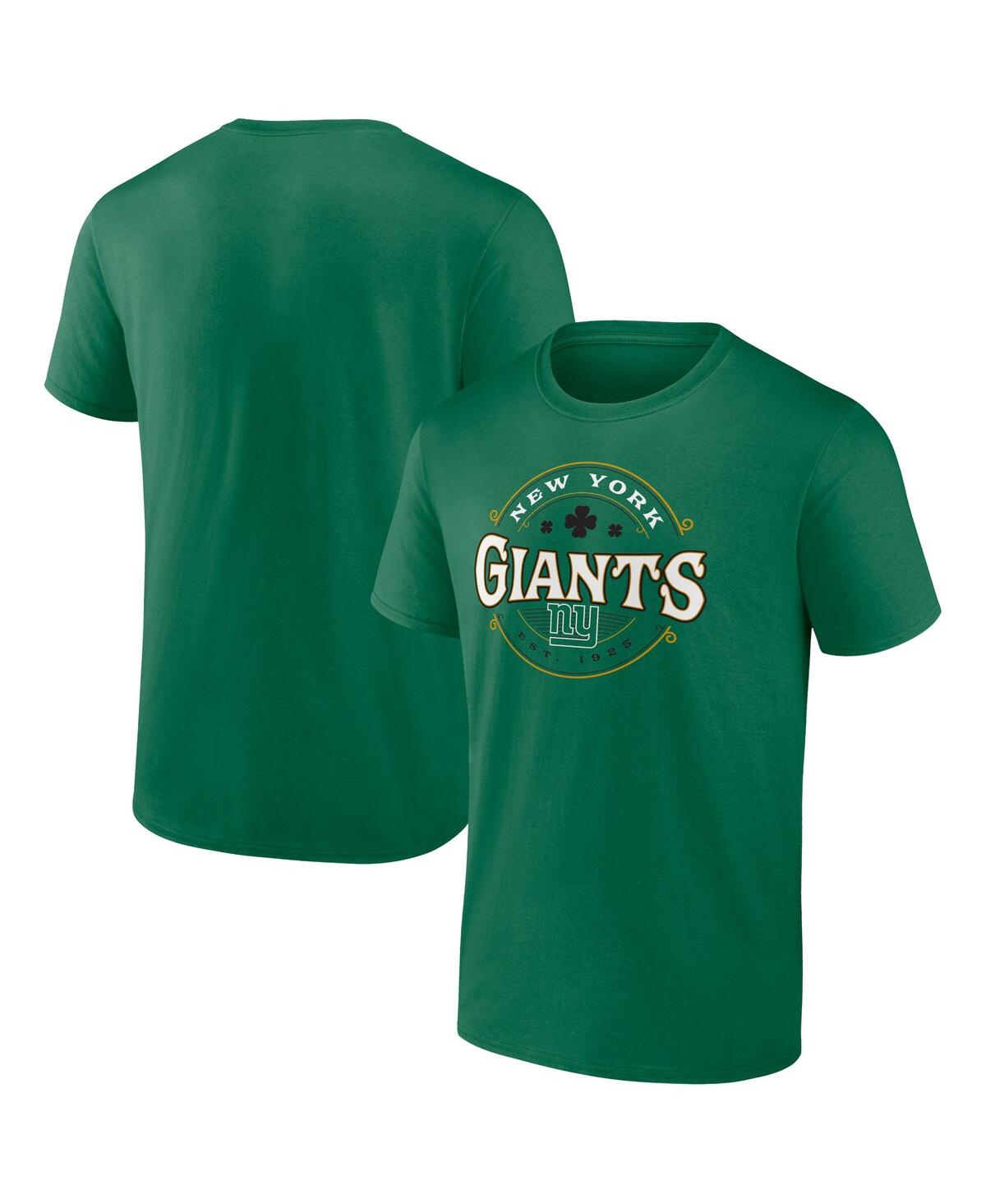 Shop Fanatics Men's  Kelly Green New York Giants Celtic T-shirt