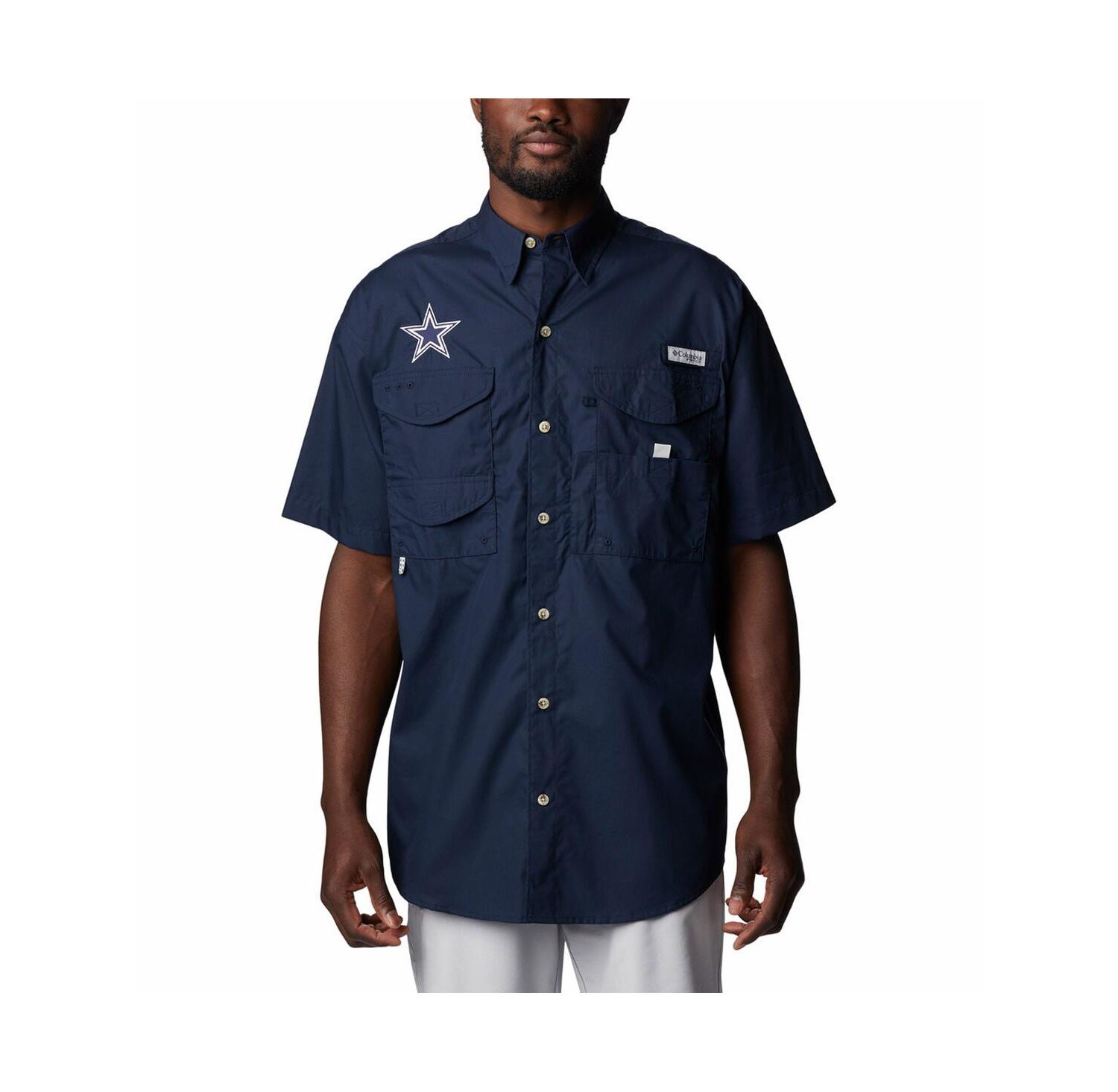 Men's Navy Dallas Cowboys Bonehead Team Button-Up Shirt