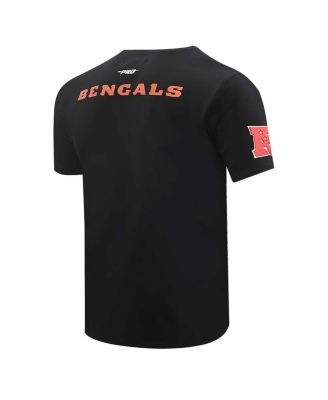 Men's Black Cincinnati Bengals Retro Striper T-Shirt
