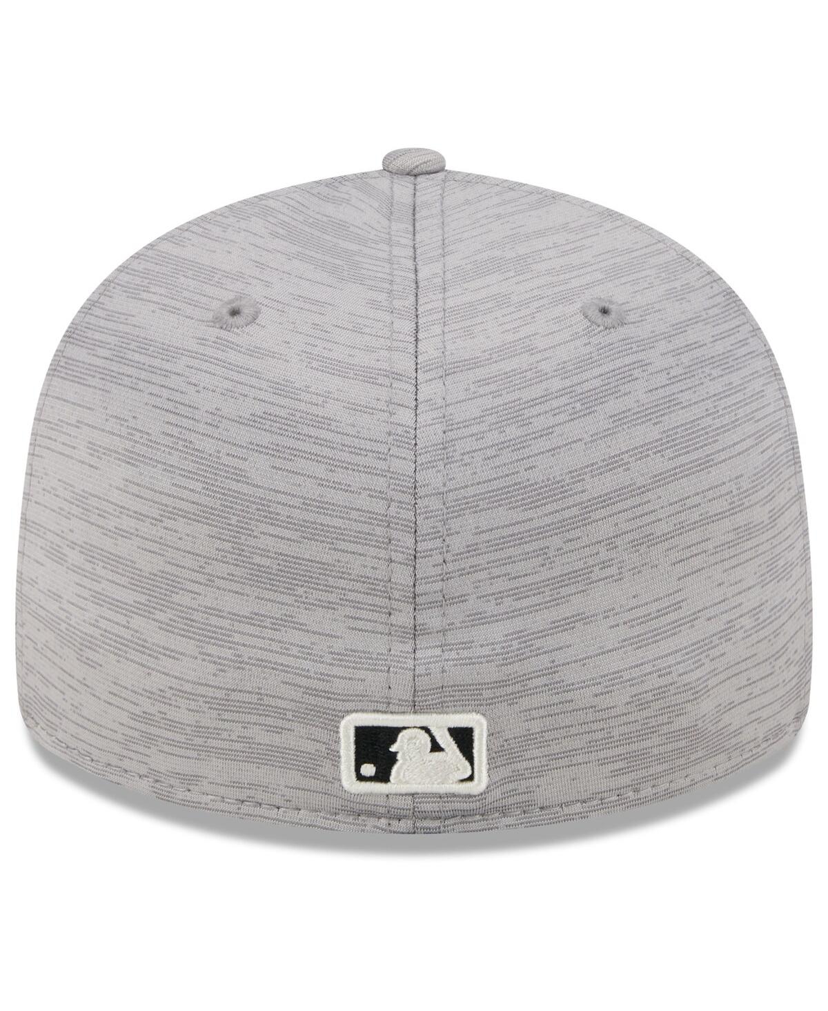 Shop New Era Men's  Gray Chicago White Sox 2024 Clubhouse Low Profile 59fifty Fitted Hat