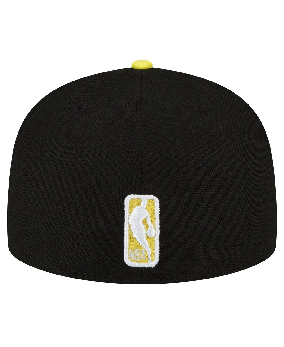 Men's New Era Yellow Utah Jazz 2-Tone 59FIFTY Fitted Hat - Yellow