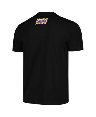 Men's Black Rugrats Chuckie Baseball T-Shirt