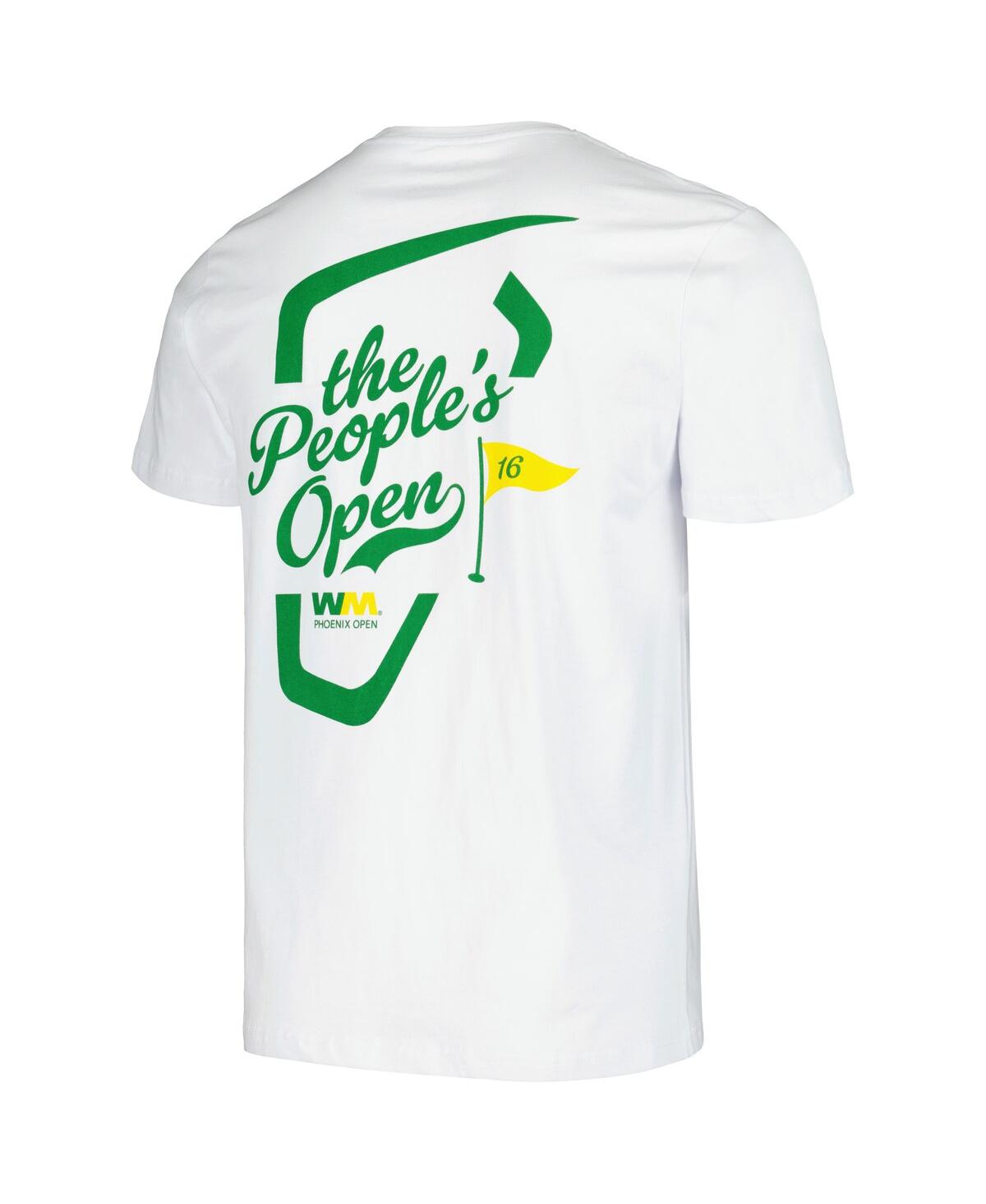 Shop Barstool Golf Men's  White Wm Phoenix Open The People's Open T-shirt
