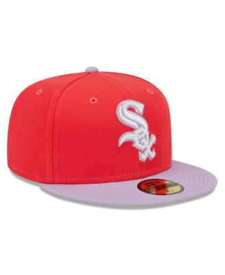 Men's Red, Lavender Chicago White Sox Spring Color Two-Tone 59FIFTY Fitted Hat