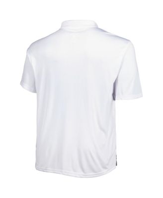 Men's Royal, White Los Angeles Rams Solid Two-Pack Big and Tall Polo Shirt Set