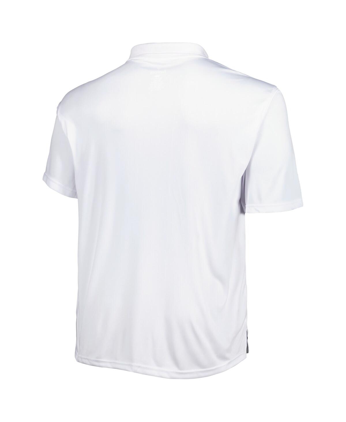 Men's Fanatics White Los Angeles Rams Solid Two-Pack Big and Tall Polo Shirt Set - White