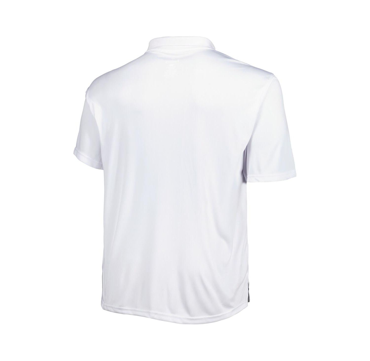 Men's Royal, White Los Angeles Rams Solid Two-Pack Big and Tall Polo Shirt Set