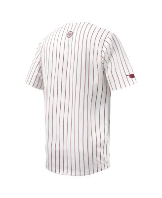 Men's Oklahoma Sooners Pinstripe Replica Baseball Jersey