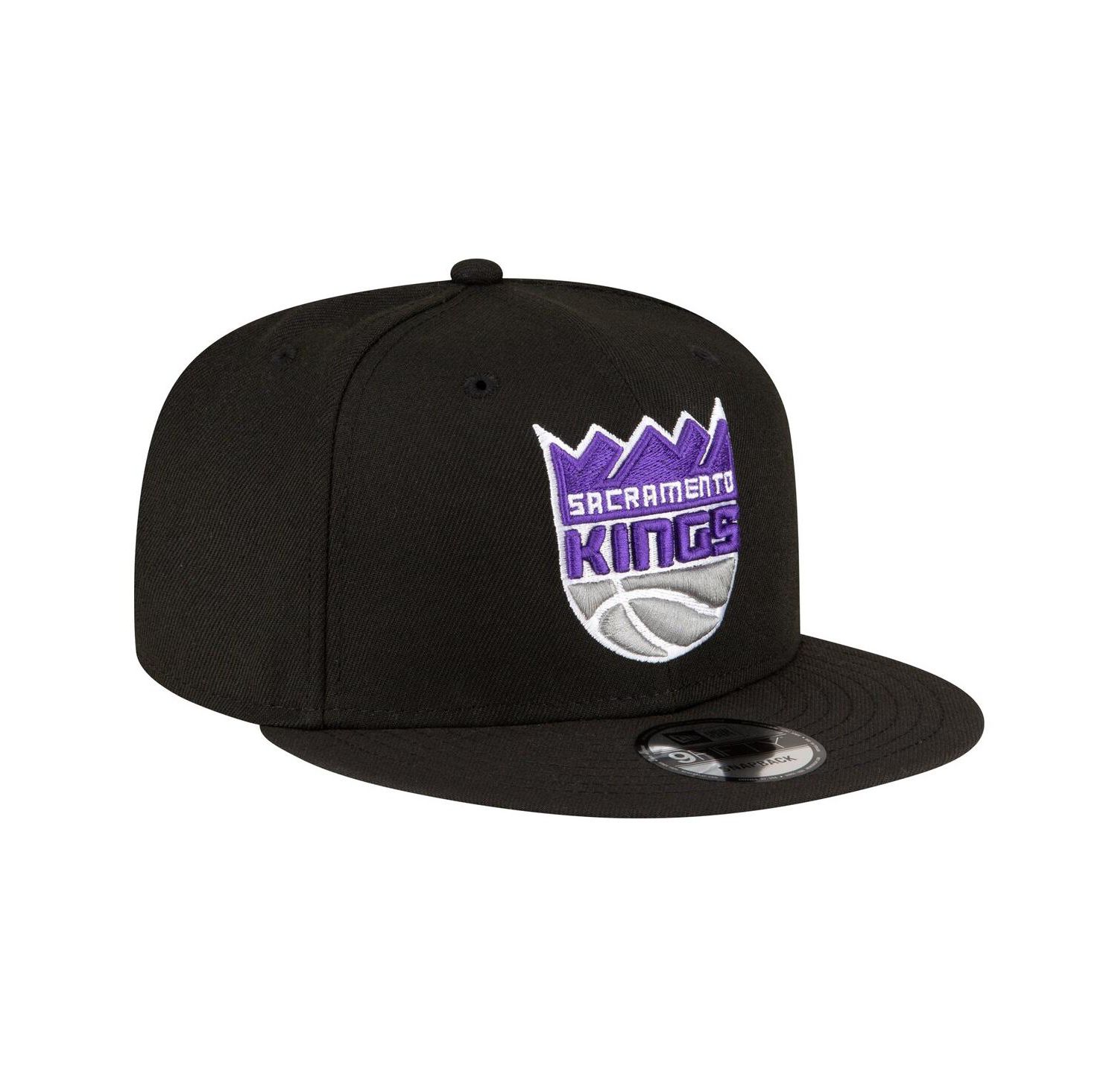 Men's Black Sacramento Kings Official Team Color 9FIFTY Snapback Hat