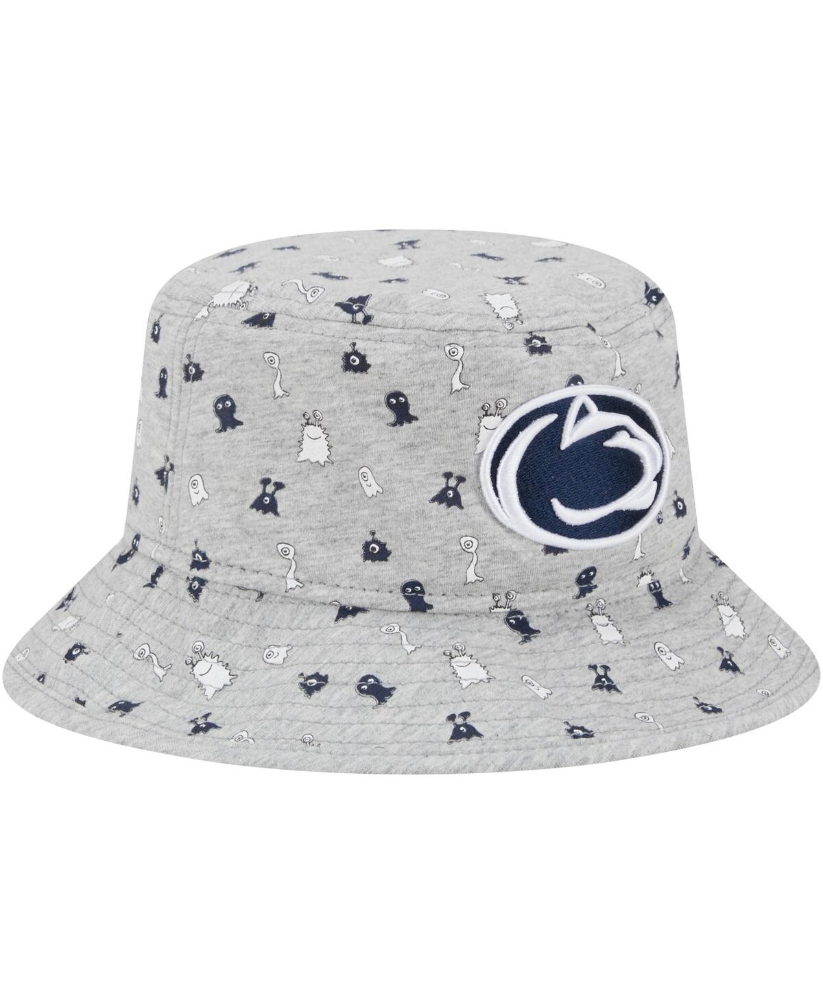 Shop New Era Toddler Boys And Girls  Heather Gray Penn State Nittany Lions Critter Bucket Hat