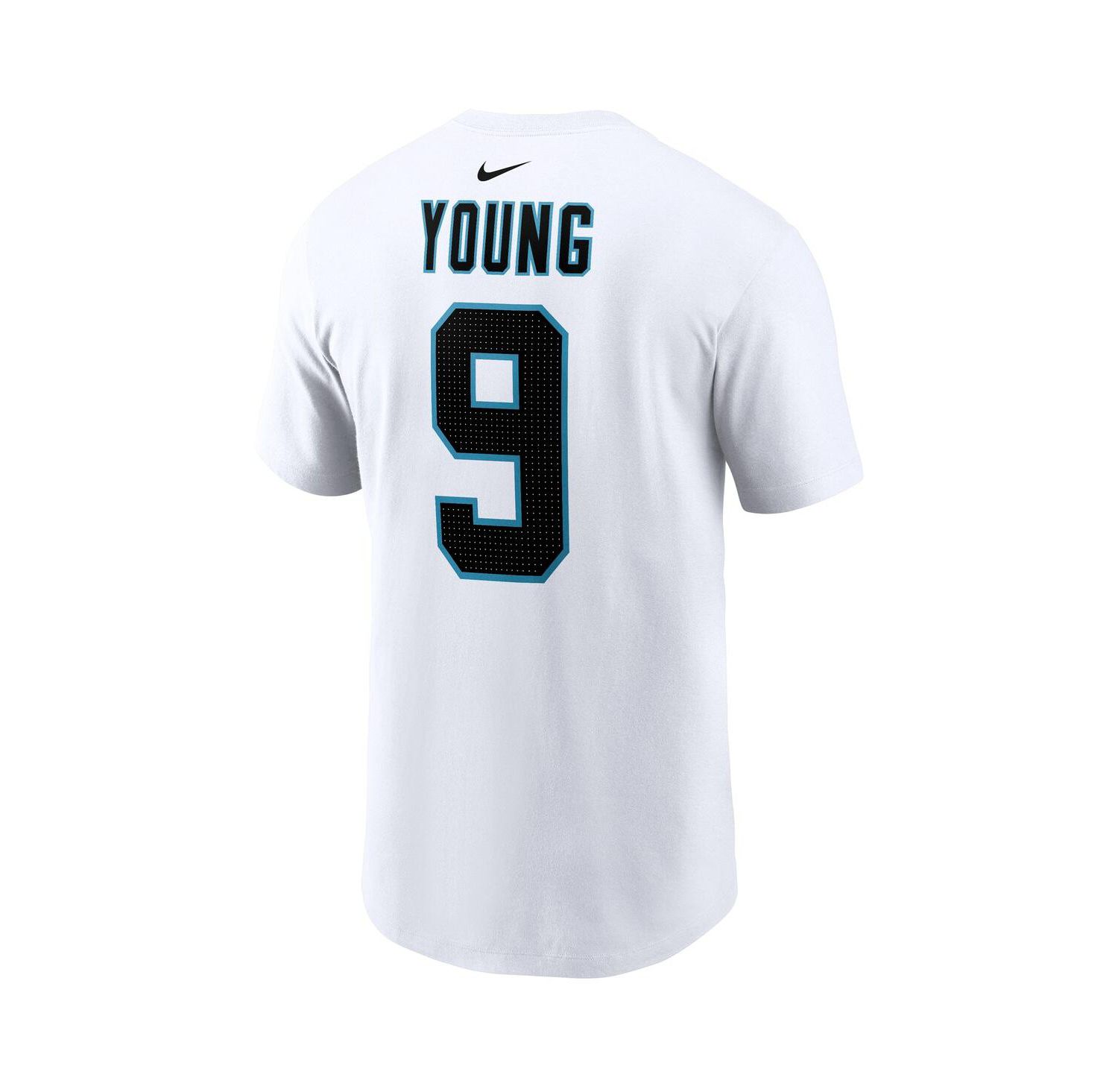 Men's Bryce Young White Carolina Panthers 2023 NFL Draft First Round Pick Player Name and Number T-shirt