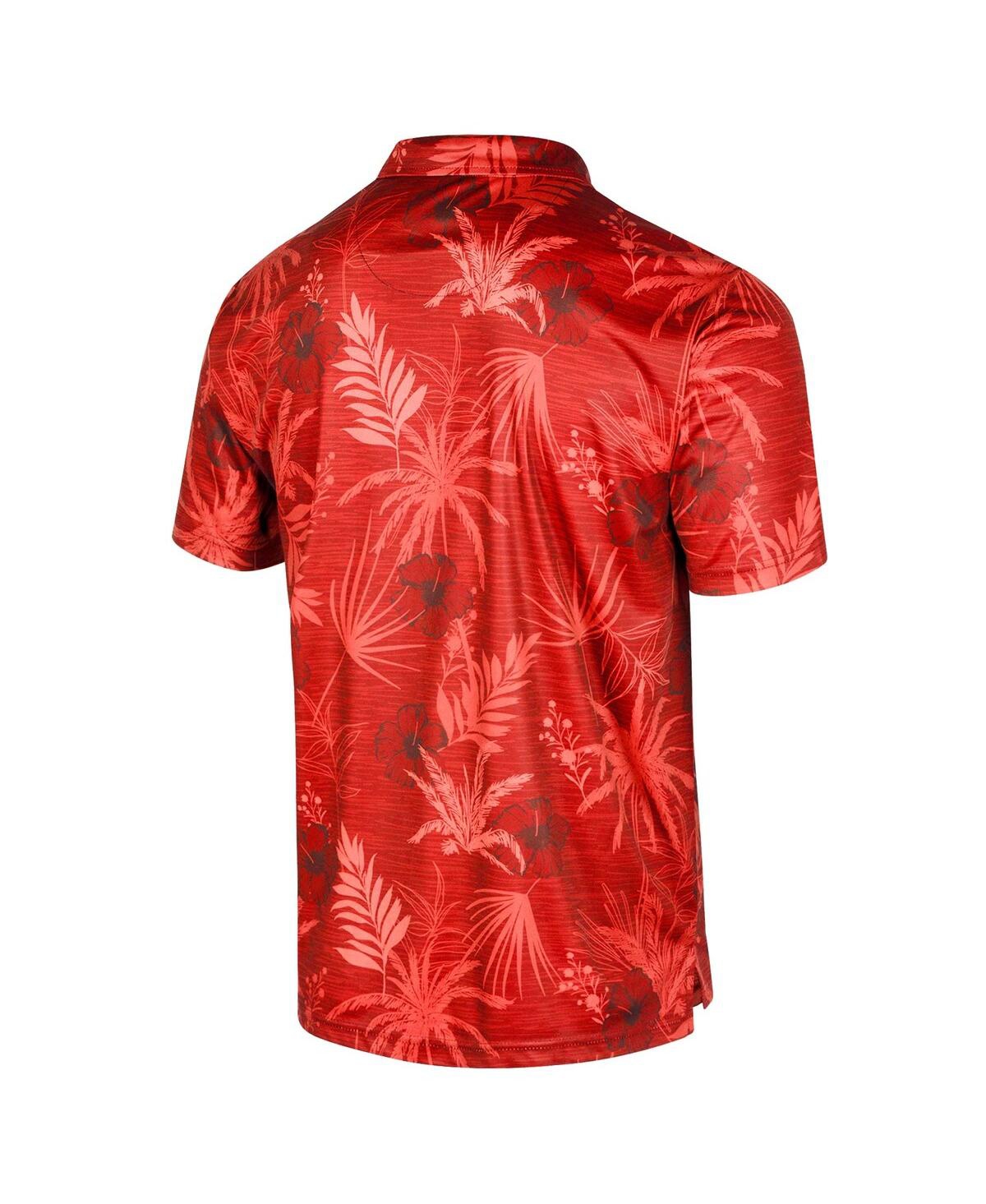 Shop Colosseum Men's Red Nc State Wolfpack Palms Team Polo