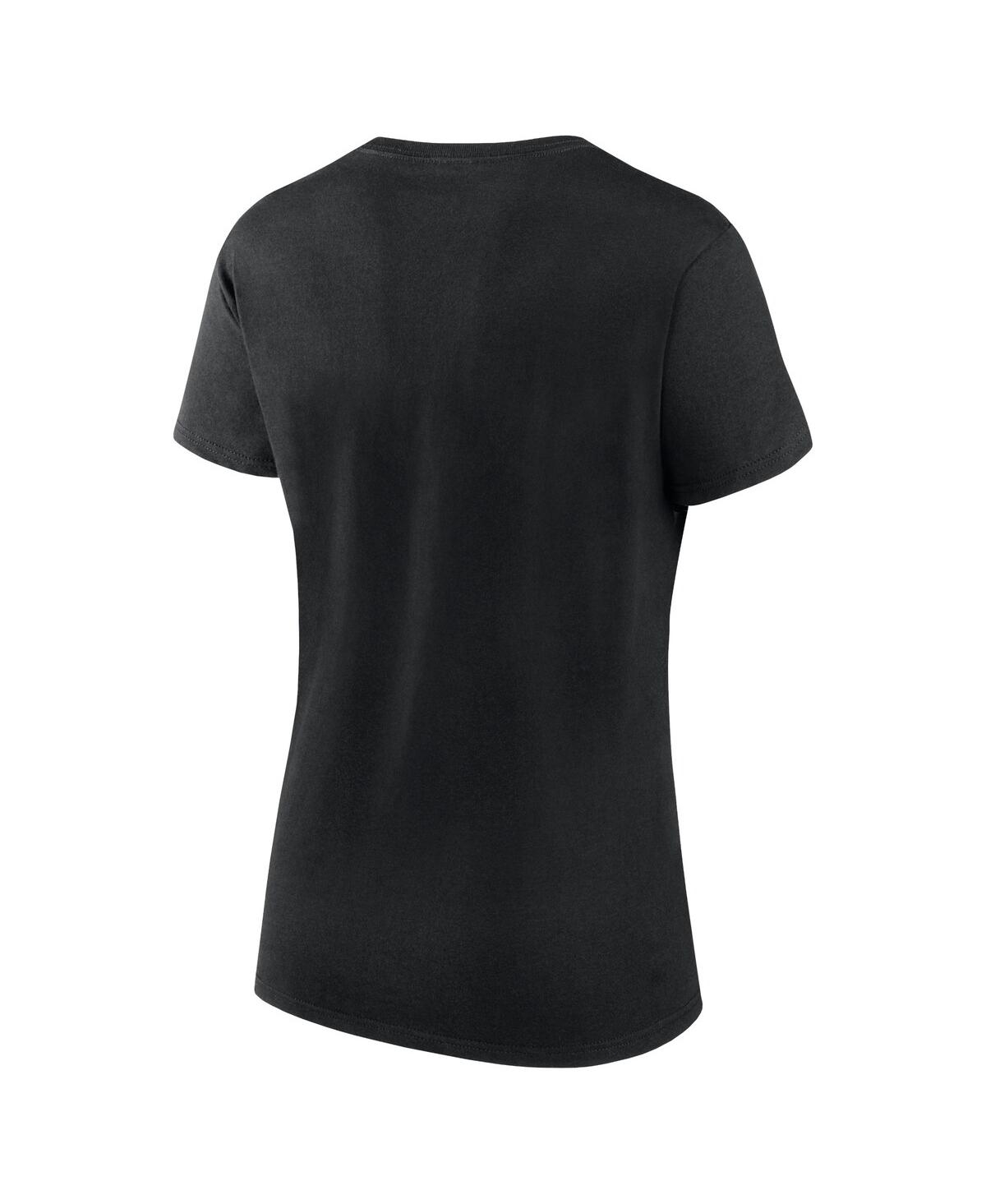 Fanatics Women's  Black, Gray San Francisco Giants Script T-shirt And Shorts Combo Set In Black,gray