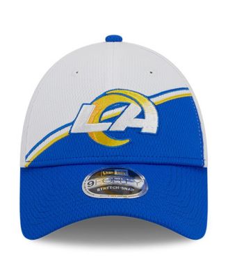 Men's White, Royal Los Angeles Rams 2023 Sideline 9FORTY Adjustable Hat