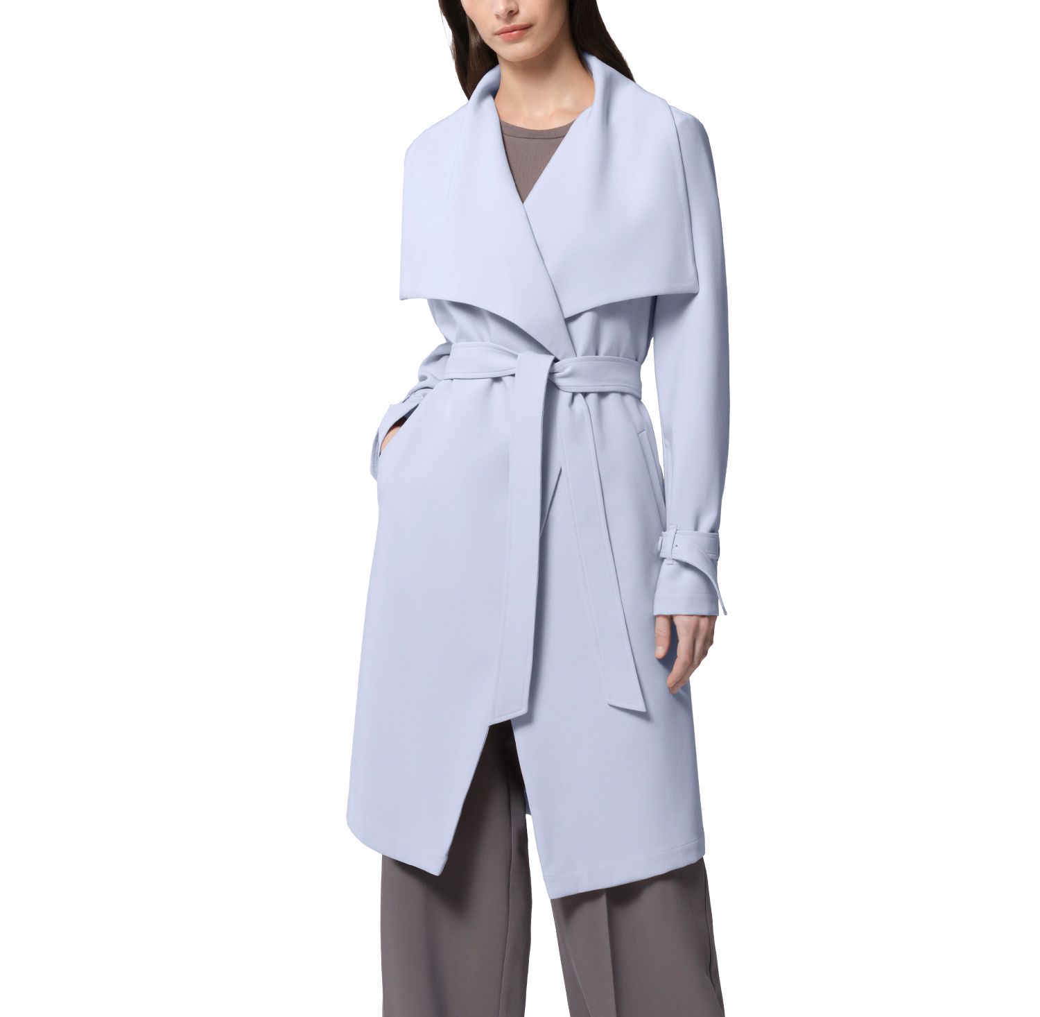 Womens OLIVIA Drapy Coat