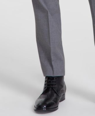 Men's Slim-Fit Solid Dress Pants
