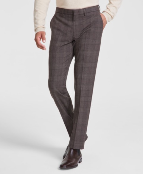 Мужские платья Tommy Hilfiger Men's Modern-Fit Stretch Dress Fall Pants