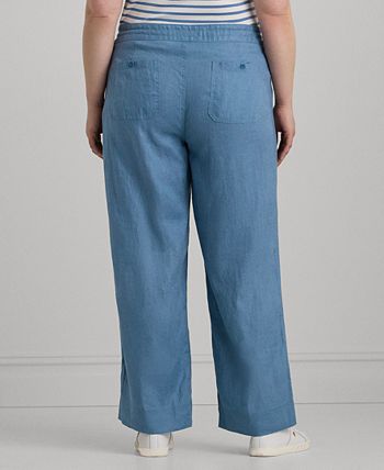 Lauren Ralph Lauren Women's Plus Size Blue Pants Size 20W