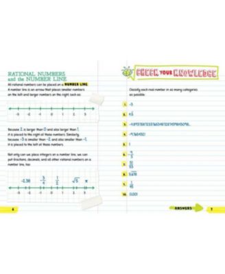 Everything You Need To Ace Math in One Big Fat Notebook- The Complete Middle School Study Guide by Workman Publishing