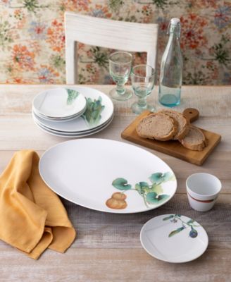 Kyoka Shunsai Oval Platter, 14.50"