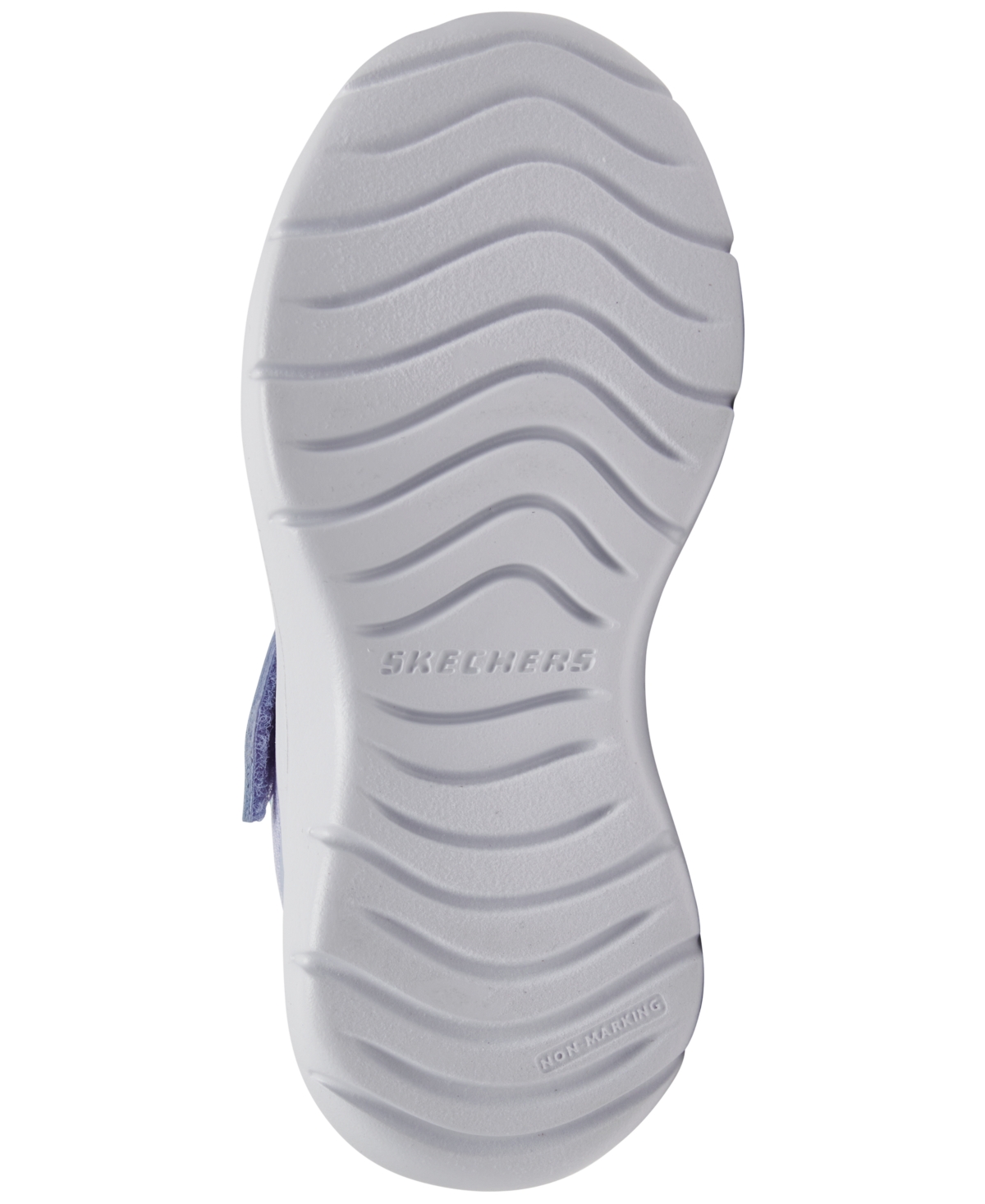 Skechers Toddler Girls Skech Fast Fastening Strap Casual Sneakers From Finish Line In Lavender,multi