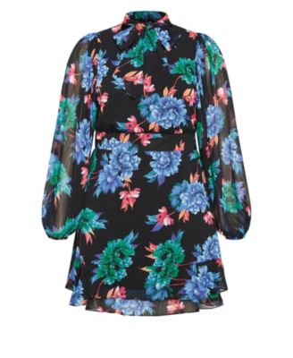 Plus Size Blakely Print Dress