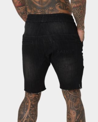 Men's United Distressed Biker Shorts