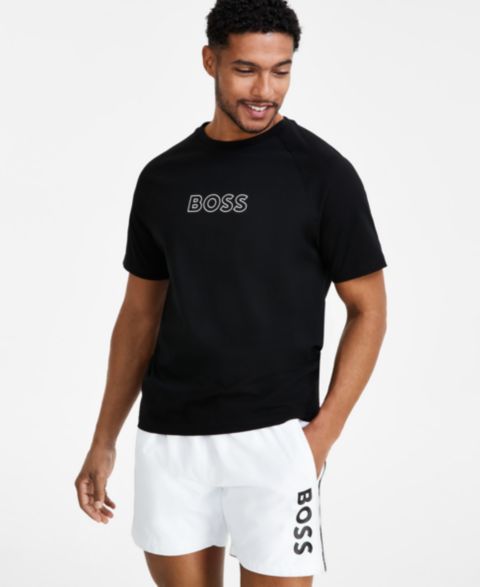 Плавки BOSS для мужчин, с логотипом — Hugo Boss, цвет: Синий