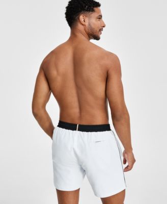 BOSS by Hugo Boss Men's Logo 6 Swim Trunks, Created for Macy's