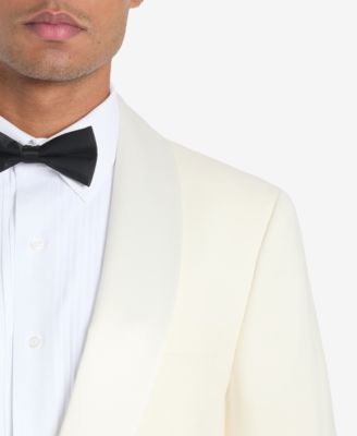 Men's Solid White Sport Coat