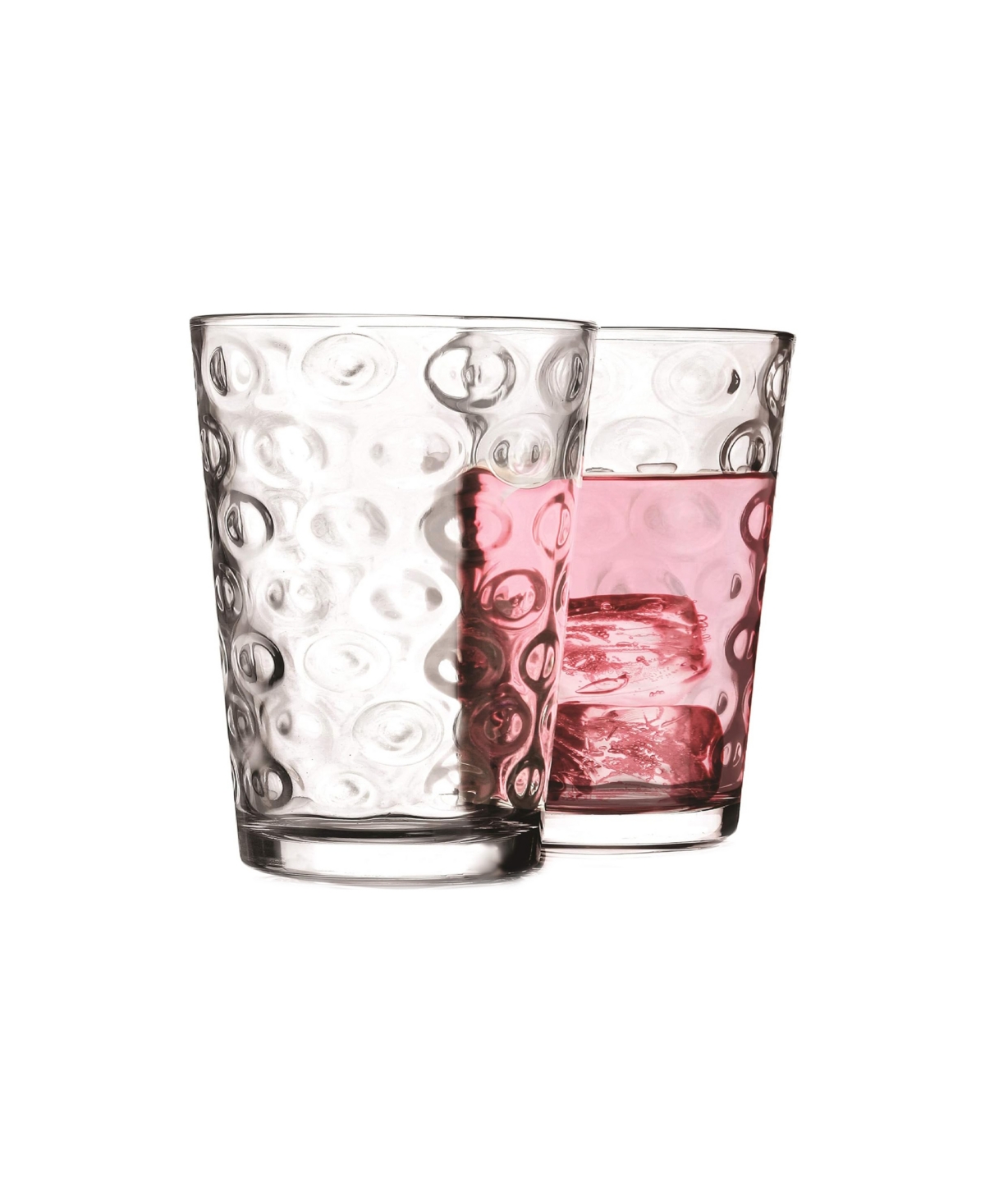 Circleware Double Circle Set Of 4 In Clear