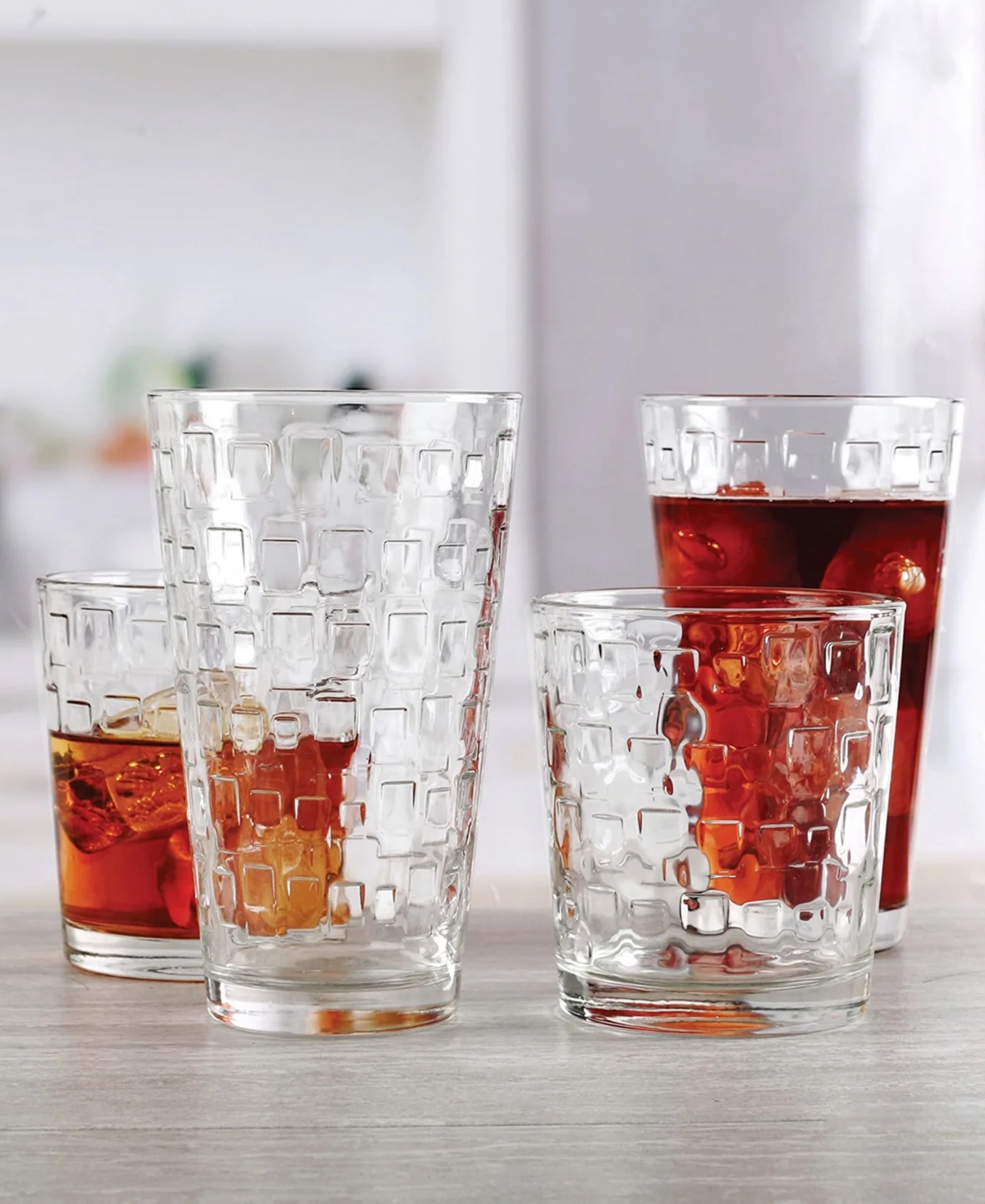 Circleware Blocks 16 Pc . Entertaining Set In Clear