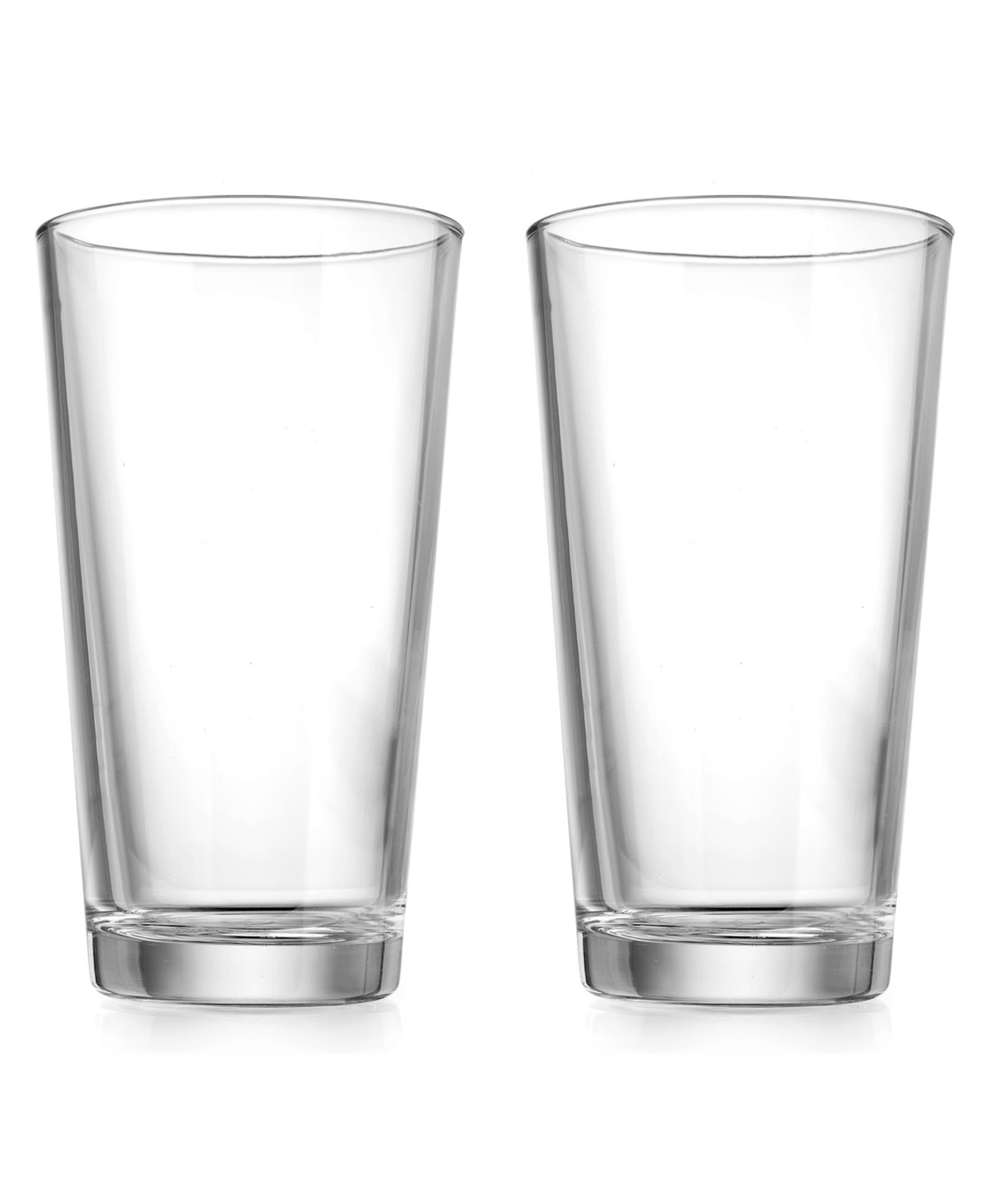 Circleware Simple Home Set Of 4 15.75 oz Cooler In Clear