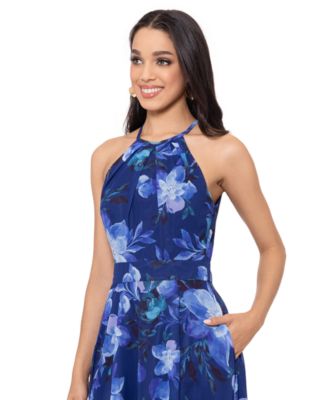【関税込】PhaseEight ドレス☆Blue Annie Floral Ombre Print M Azalea Print Fil Coupe Dress | Phase